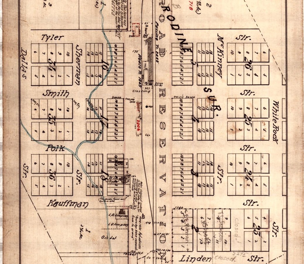 H&TC 1894 plat of Richardson TX